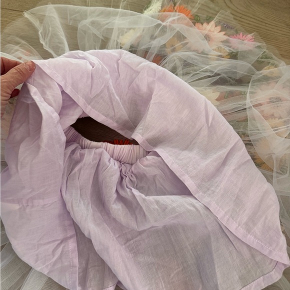 The Wishing Elephant Floral Tulle skirt size 5/6 - Picture 5 of 5
